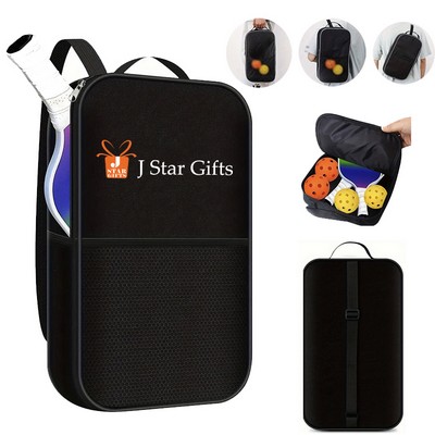 Outdoor Sports 2 Paddles 4 Balls Pickleball Bag