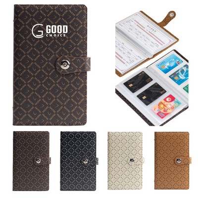 Magnetic Buckle Card Holder