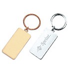 Rectangular Metal Key Chain