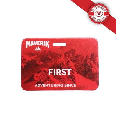 Full Color Name Badge w/Personalization (2.25x3.25") Rectangle
