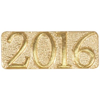 Chenille Insignia Pin - "2016"