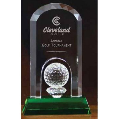 Crystal On The Green Award (5½"x9½")