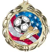 2" Insert Medal - Wreath Design