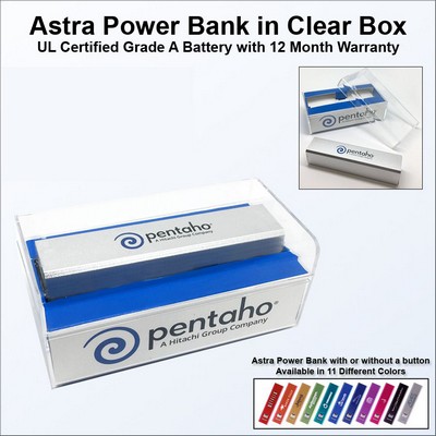 Astra Power Bank in Clear Box - 2200 mAh No Extra Tariff