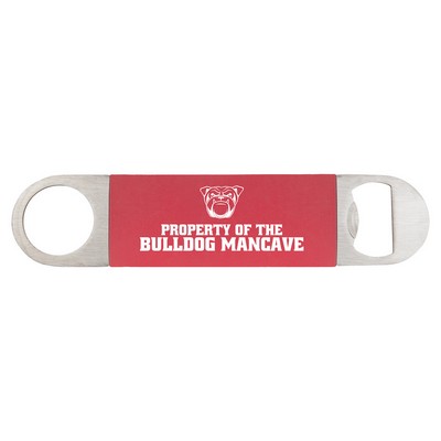 Red Silicone & Stainless Steel Bottle Openers