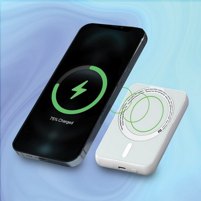 5000mAh 15W Wireless Magnetic Power Bank