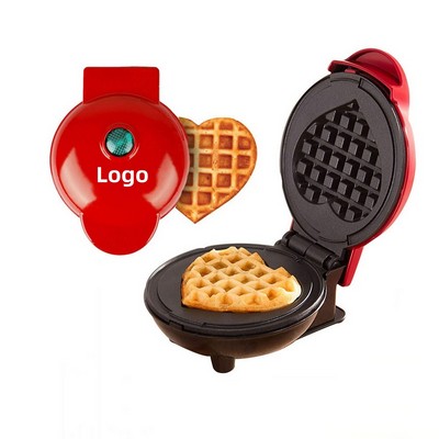 Mini Maker For Individual Heart Shaped Waffle