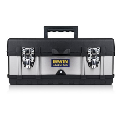 16" Stainless Steel Toolbox with Removable Tray