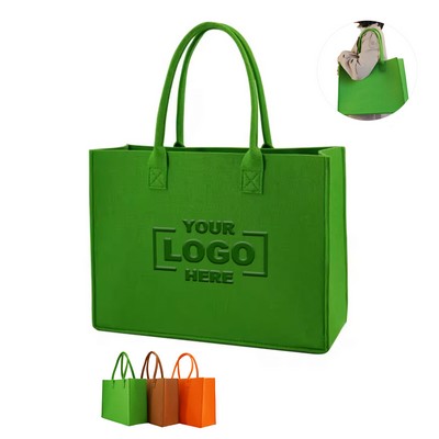 Reusable Large Felt Tote Shopping Bag(Free Shipping)