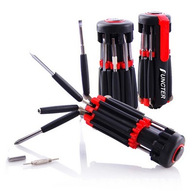 8 in 1 Multifunctional Screwdrivers with Worklight
