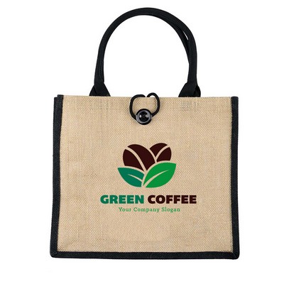 Jute Cotton Tote Bag
