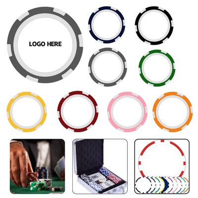 Customizable Colored Poker Chips