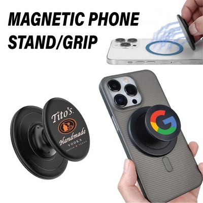 Magnetic pop stand