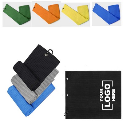 Microfiber Golf Towel for Quick Drying and Cleaning(Free Shipping)