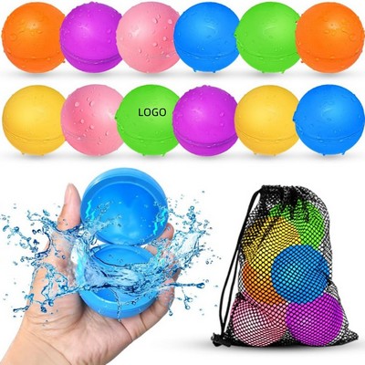 Reusable magnetic swimming pool beach water balloon toys
