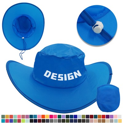 Packable and Lightweight Polyester Bucket Hat
