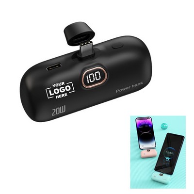 Mini Power Bank Capsule Power Phone Charger