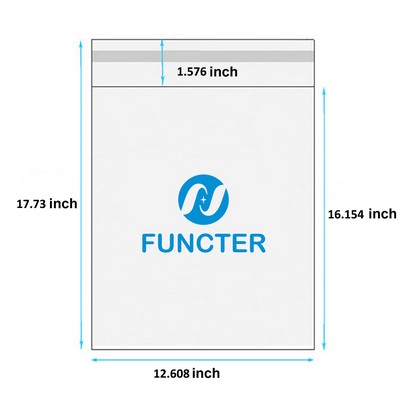 12.608 x 17.73 Inch OPP Self Sealing Cellophane Bags