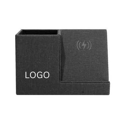 Fast Wireless Charger with Desk Organizer
