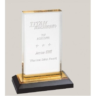 Bevel Impress Acrylic Award (5" x 8")