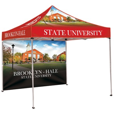10' Square Canopy Tent W/One Full Wall