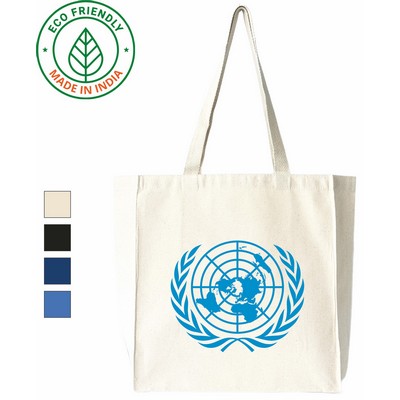 Promotional Eco Friendly Natural Canvas Grocery Tote
