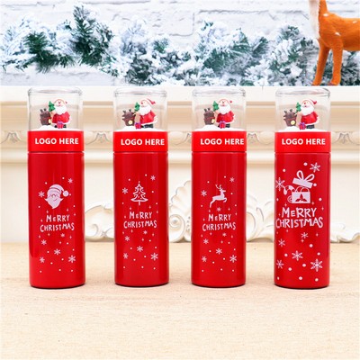 13 Oz. Christmas Vacuum Cup (2.6"x 2.6"x 9")