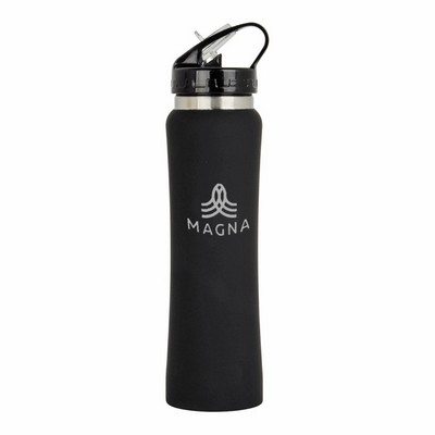Endura 25 oz. Water Bottle with Rubber Coated Finish