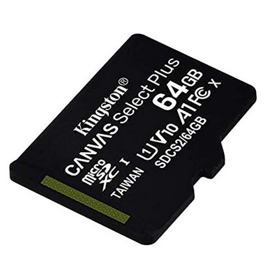 Kingston 64GB Canvas Select Plus UHS-I microSDXC Memory Card with SD Adapter