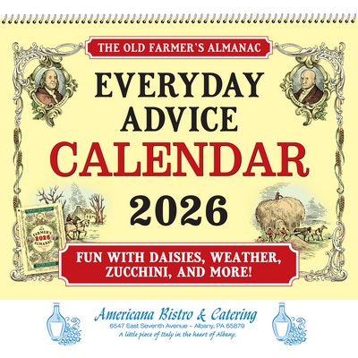 The Old Farmer's Almanac® Everyday Advice: 2026 Spiral Bound
