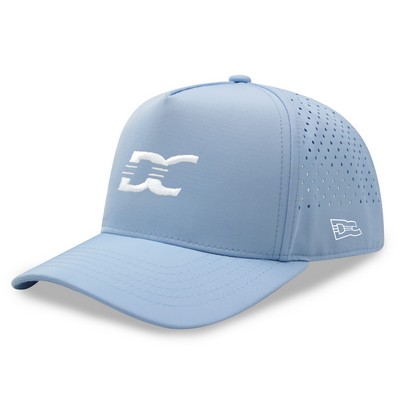 5 Panel Sport Trucker Cap w/Laser Cut Mesh Back