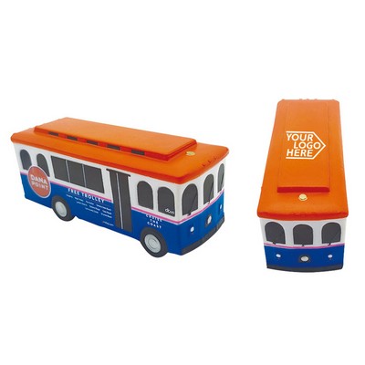 PU Foam Trolley Bus Stress Toy