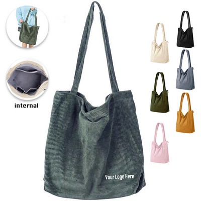 Corduroy Tote Bag