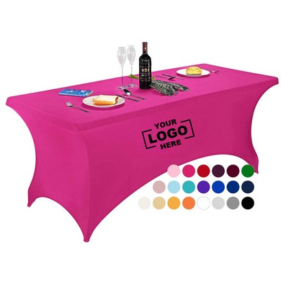 6 Foot Custom Printed Table Cover