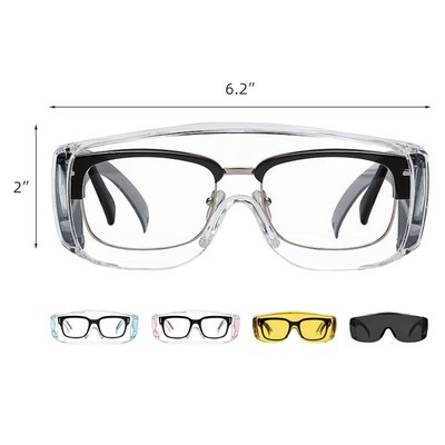 Safety Goggles Over Glasses