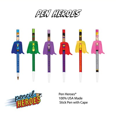 PEN HEROES™ with Cape (Individually Bagged - Assembled)