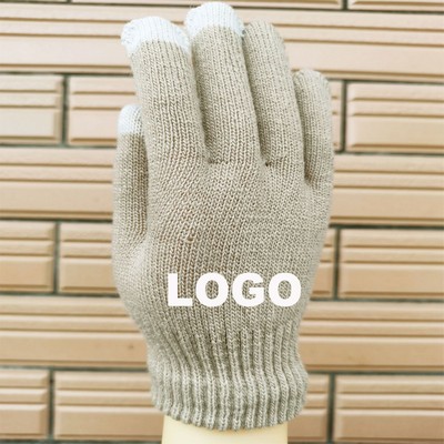 Winter Fleece Lined Touch Screen Texting Warm Running Gloves MOQ100PAIRS