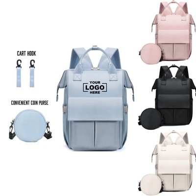Practical Large Capacity Diaper Backpack(Free Shipping)