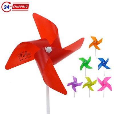 Pure Color Four-leaf Windmill