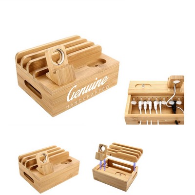 Bamboo Multi-Device Charging Hub