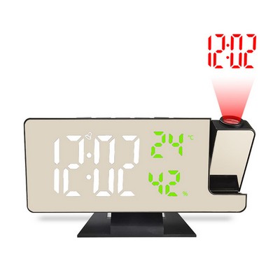 Multifunctional Creative Led Projection Clock W Radio