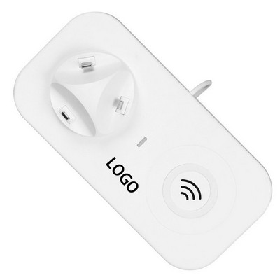 3 In 1 Wireless Fast Charger Station