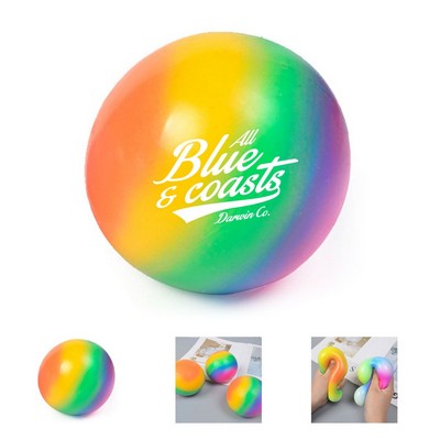 Colorful Relief Squeeze Ball