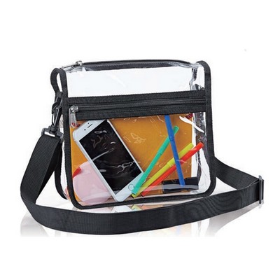Clear PVC Crossbody Bag