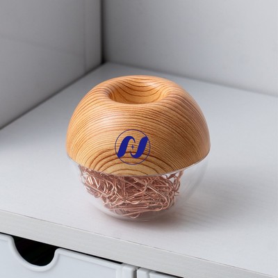 Paper Clip Magnetic Dispenser W/ 100 Paper Clips