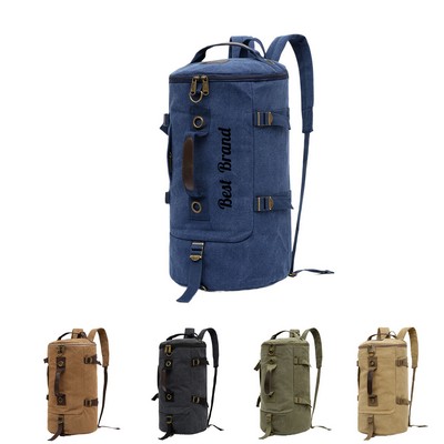 Adventure - Ready Canvas Travel Duffle Backpack