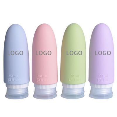 3 Oz Silicone Travel Dispensing Bottles