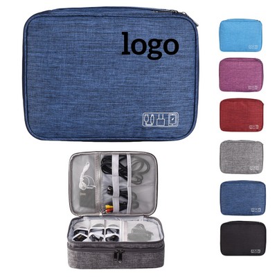 Three-Layer Digital Accessories Storage Bag