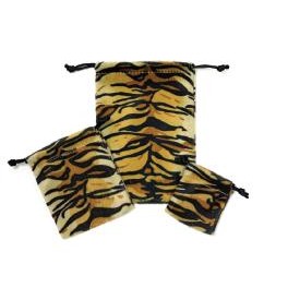 Tiger Flannel Bag (2" x2½")