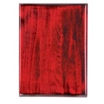 Piano Red Recognition Plaque w/Aluminum Plate (10 1/2"x 13")